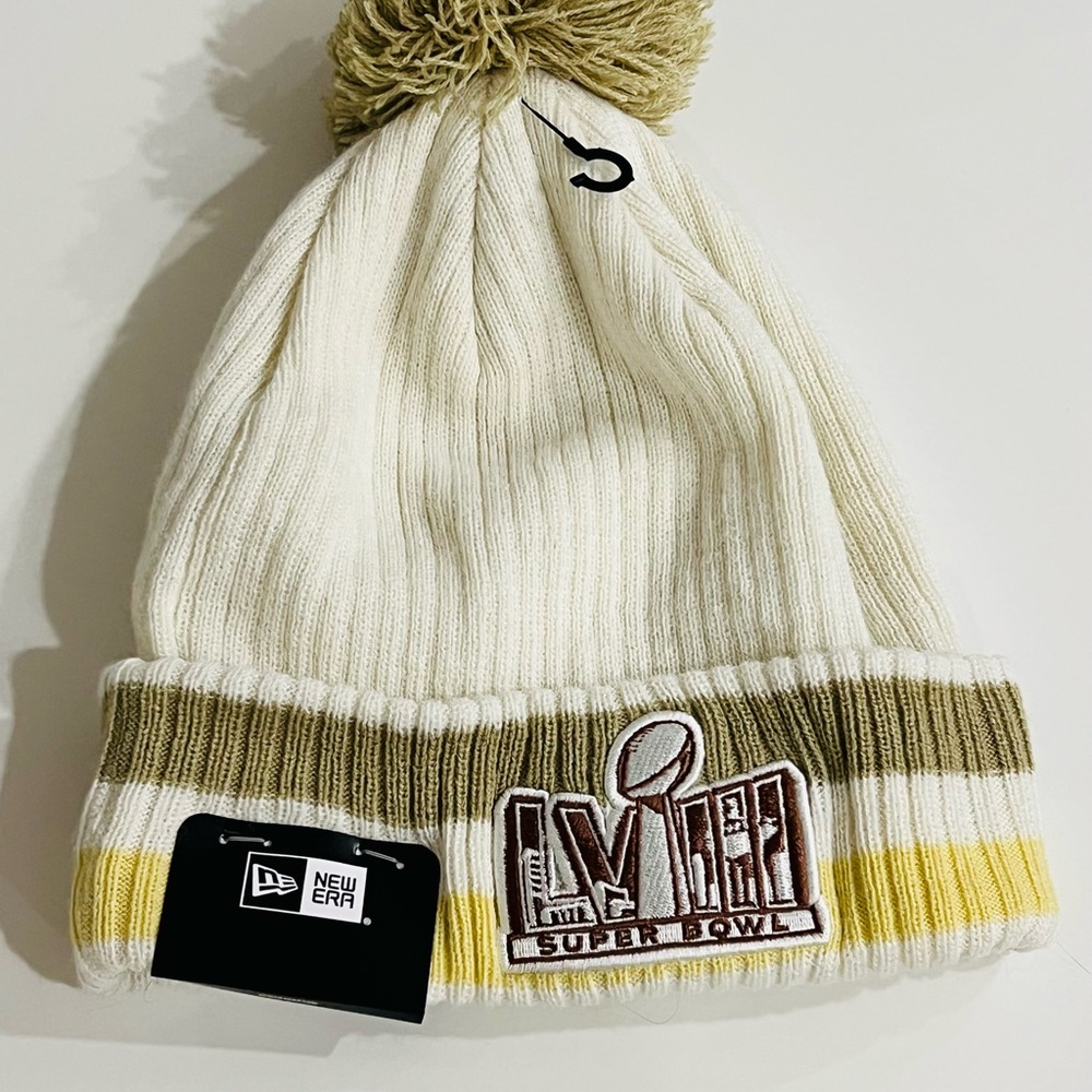 NFL Pom Beanie Super Bowl LVIII NWT